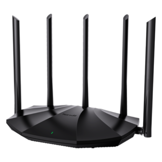 Router Wi-Fi 6, DualBand 2.4Ghz/5GHz, 300+1201Mbps, 5x6dBi, 4 porturi Gigabit - Tenda TX2-PRO