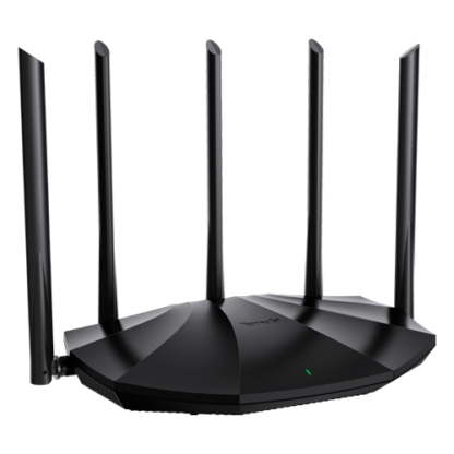 Router Wi-Fi 6, DualBand 2.4Ghz/5GHz, 300+1201Mbps, 5x6dBi, 4 porturi Gigabit - Tenda TX2-PRO [1]