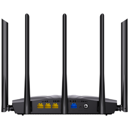 Router Wi-Fi 6, DualBand 2.4Ghz/5GHz, 300+1201Mbps, 5x6dBi, 4 porturi Gigabit - Tenda TX2-PRO [1]