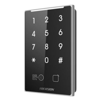 Cititor de proximitate MIFAR, cod QR, Wiegand, RS-485, tastatura integrata -HIKVISION DS-K1109DKB-QR [1]