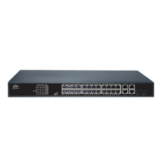 Switch 24xRJ45 POE, 2xRJ45, 2xRJ45+2xSFP combo, Gigabit - UNV NSW2010-26GT2GC-POE-IN [1]