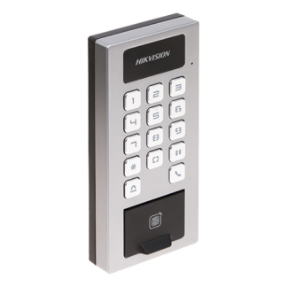 Terminal control acces si interfon cu tastatura, cititor card, amprenta, BT, Wi-Fi - HIKVISION DS-K1T502DBFWX [1]