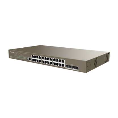 Switch 24 porturi PoE 1Gbps, 4 porturi SFP+ 10Gbps, L3 Cloud Management - IP-COM G5328XP-24-410W [1]