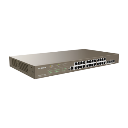 Switch 24 porturi PoE 1Gbps, 4 porturi SFP+ 10Gbps, L3 Cloud Management - IP-COM G5328XP-24-410W [1]