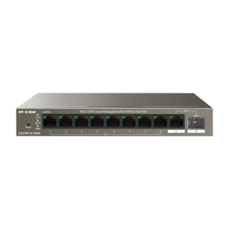 Switch 8 porturi PoE, 1 port RJ45, 1 port SFP, Gigabit, Cloud Management - IP-COM G2210P-8-102W