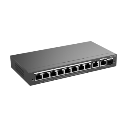 Switch 8 porturi PoE+ Gigabit, 2 porturi GE, 1 port SFP, Cloud Management - Ruijie RG-ES210GS-P [1]