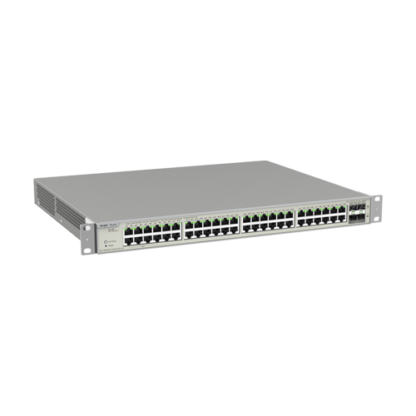 Switch 48 porturi PoE+ Gigabit, 8 porturi PoE++, 4 porturi SFP+, L3 Cloud Management - Ruijie RG-NBS5200-48GT4XS-UP [1]