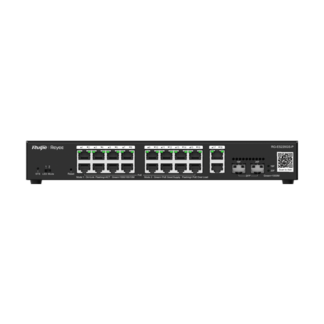 Switch 16 porturi PoE+, 2 porturi GE, 2 porturi SFP, Gigabit, Cloud Management - Ruijie RG-ES220GS-P