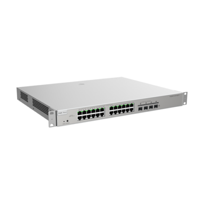 Switch 24 porturi PoE+, 4 porturi SFP+, Gigabit, L3 Cloud Management - Ruijie RG-NBS5200-24GT4XS-P [1]