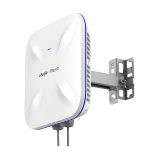 Acces Point exterior AX1800 Dual-Band, Wi-Fi 6, 1x GE, 1x SFP, PoE IN, Cloud Management - Ruijie RG-RAP6260(G)