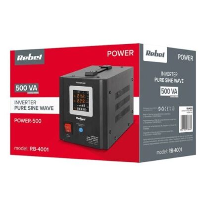 UPS Centrale Termice Sinus Pur 500VA/300W 12V - REBEL RB-4001 [1]