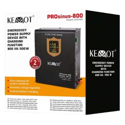 UPS Centrale Termice Sinus Pur 800VA/500W 12V - Kemot URZ3409 [1]