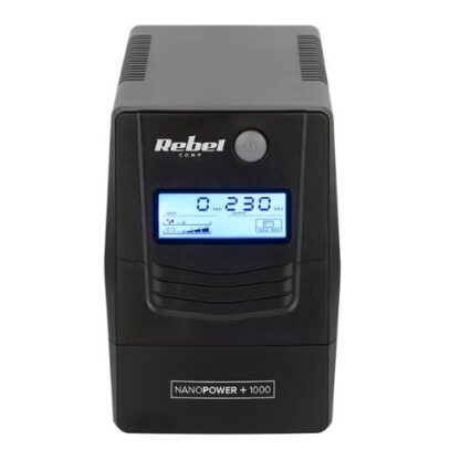 UPS Offline Nanopower Plus 1000 (1000VA/600W) USB RJ45 - Rebel RB-4025 [1]