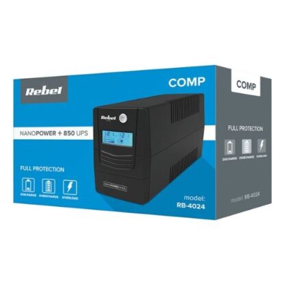 UPS OFFLINE NANOPOWER PLUS 850 (850VA/480W) REBEL RB-4024 [1]