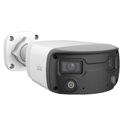 Camera IP seria Colorhunter 4MP, Lumina Alba 30m, Audio, Alarma, Doua lentile, PoE, IP 67, IK10 - UNV IPC2K24SE-ADF40KMC-WL-I0 [1]