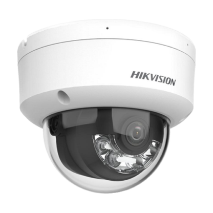 Kit supraveghere video Hikvision 4 camere IP 4K IR 30m lumina alba 30m lentila 2.8mm microfon, NVR 4 canale PoE 12MP AcuSense [1]