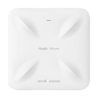 Access Point Wireless AX6000 Dual-Band, Wi-Fi 6, 2x RJ45 2.5G, PoE IN, Cloud Management - Ruijie RG-RAP2260(H)