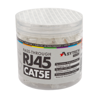 Mufa RJ-45 UTP Cat.5e EZ Passthrough (100 buc) RJ45-CAT5-EZ-JAR