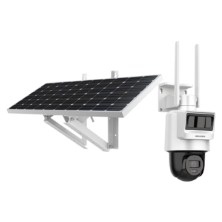 Camera PT IP, 4MP, 4G, 2.8mm, IR 30m, Audio, PIR+Radar, Panou solar, Acumulator - Hikvision DS-2DE2C400IWG-K-4G-C09S20-2.8mm [1]