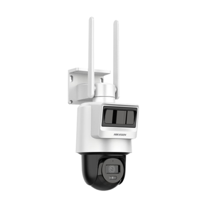 Camera PT IP, 4MP, 4G, 2.8mm, IR 30m, Audio, PIR+Radar, Panou solar, Acumulator - Hikvision DS-2DE2C400IWG-K-4G-C09S20-2.8mm [1]