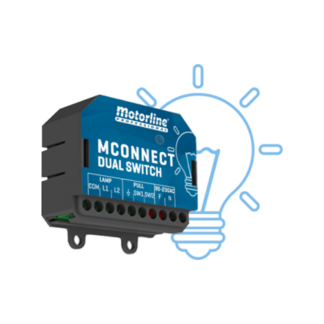 Modul comanda lumini - MOTORLINE MCONNECT-DUAL-SWITCH