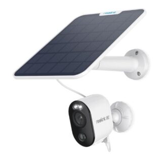 Camera IP 4 MP, Wi-Fi, IR 10 m, color noaptea, lentila 4mm, PIR, sirena, IP65, 6000mAh, slot card, microfon + panou solar - Reolink Argus 3 Pro