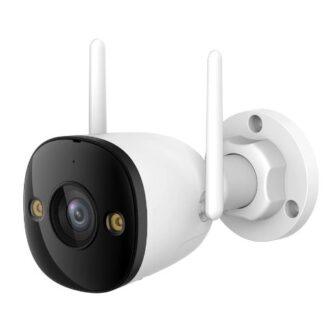 Camera IP wireless 5 MP, IR 30 m, Full Color, Wi-Fi 6, microfon, sirena, slot card – IMOU Bullet 2E IPC-K3DP-5H0WF