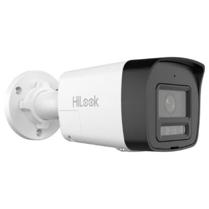 Camera IP 4MP, lentila 2.8mm, PoE, IR 30m, lumina alba 30m, microfon si difuzor, IP67, alarma, slot pentru MicroSD - Hikvision HiLook IPC-B140HAP-LUF/SL [1]