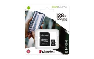 Card de memorie MicroSD Kingston Canvas Select Plus, 128GB, 100MB/s, cu adaptor