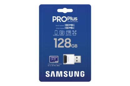 Card de Memorie SAMSUNG MicroSDHC PRO PLUS 128GB, Class10/Grade 3 cu cititor de carduri [1]