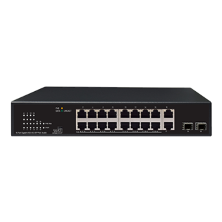 Switch 16xRJ45 POE, 2xRJ45, 2xSFP, Gigabit - UNV NSW2010-18GT2GP-POE-IN [1]