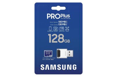 Card de Memorie SAMSUNG MicroSDHC PRO PLUS 128GB, Class10/Grade 3 cu cititor de carduri [1]