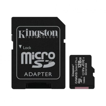 Card de memorie MicroSD Kingston Canvas Select Plus, 128GB, 100MB/s, cu adaptor [1]