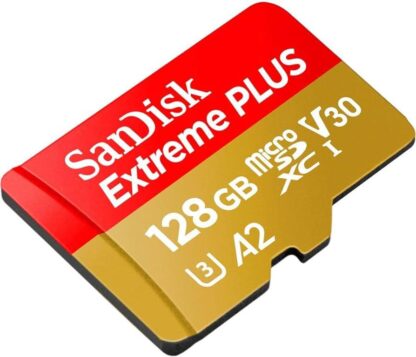 Card de Memorie Micro Secure Digital Card SanDisk Extreme PLUS, 128GB, Clasa 10, R/W speed: up to 100MB/s/ 90MB/s, include adaptor SD (pentru telefon) [1]