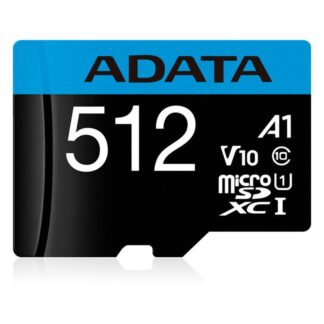 Card de memorie 512GB, 100 MB/s, Clasa 10, include adaptor SD - Adata AUSDX512GUICL10A1-RA1